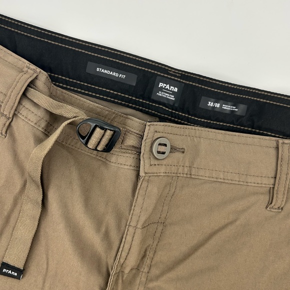 Men's NWOT Prana Brown Cargo Shorts Standard Fit size 38 x 8” inseam - Picture 3 of 6